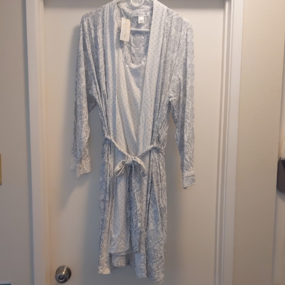 Gray Robe 2 piece set